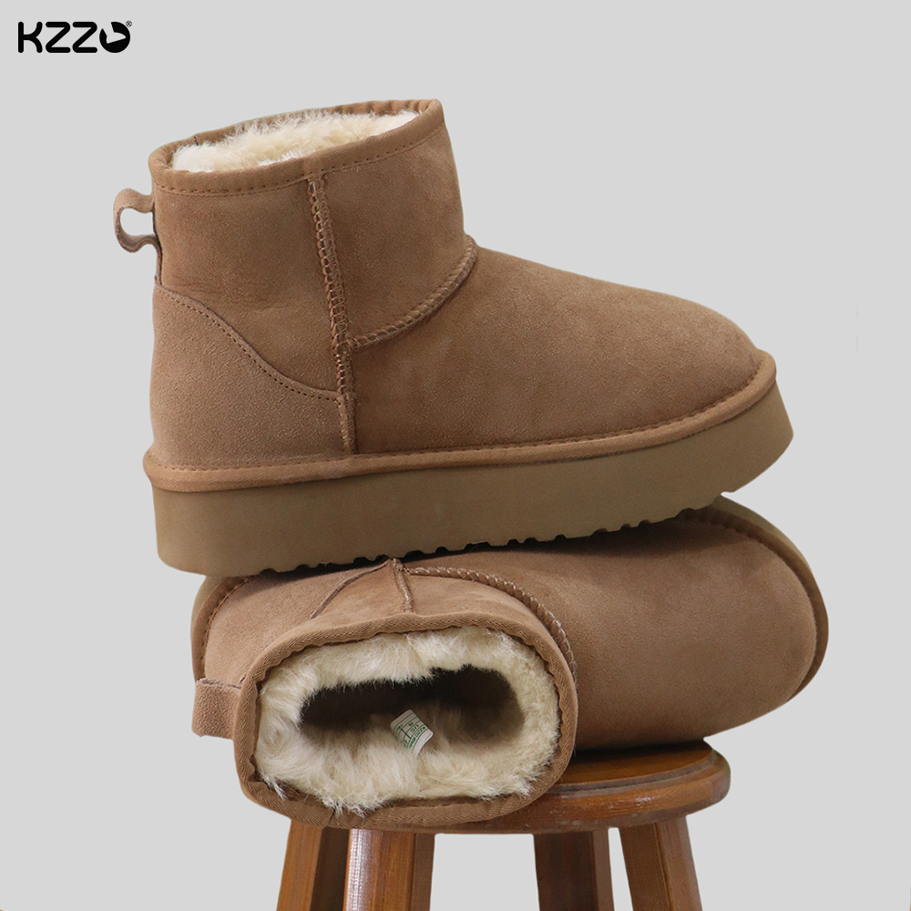 Women Shoes In Australia - KZZO Australia sepatu bot salju kulit