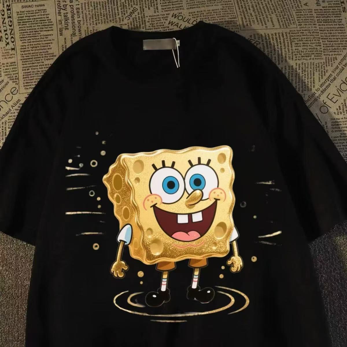 Women'S Shoes For Crews - Kaus Cetak SpongeBob Vintage untuk Pria