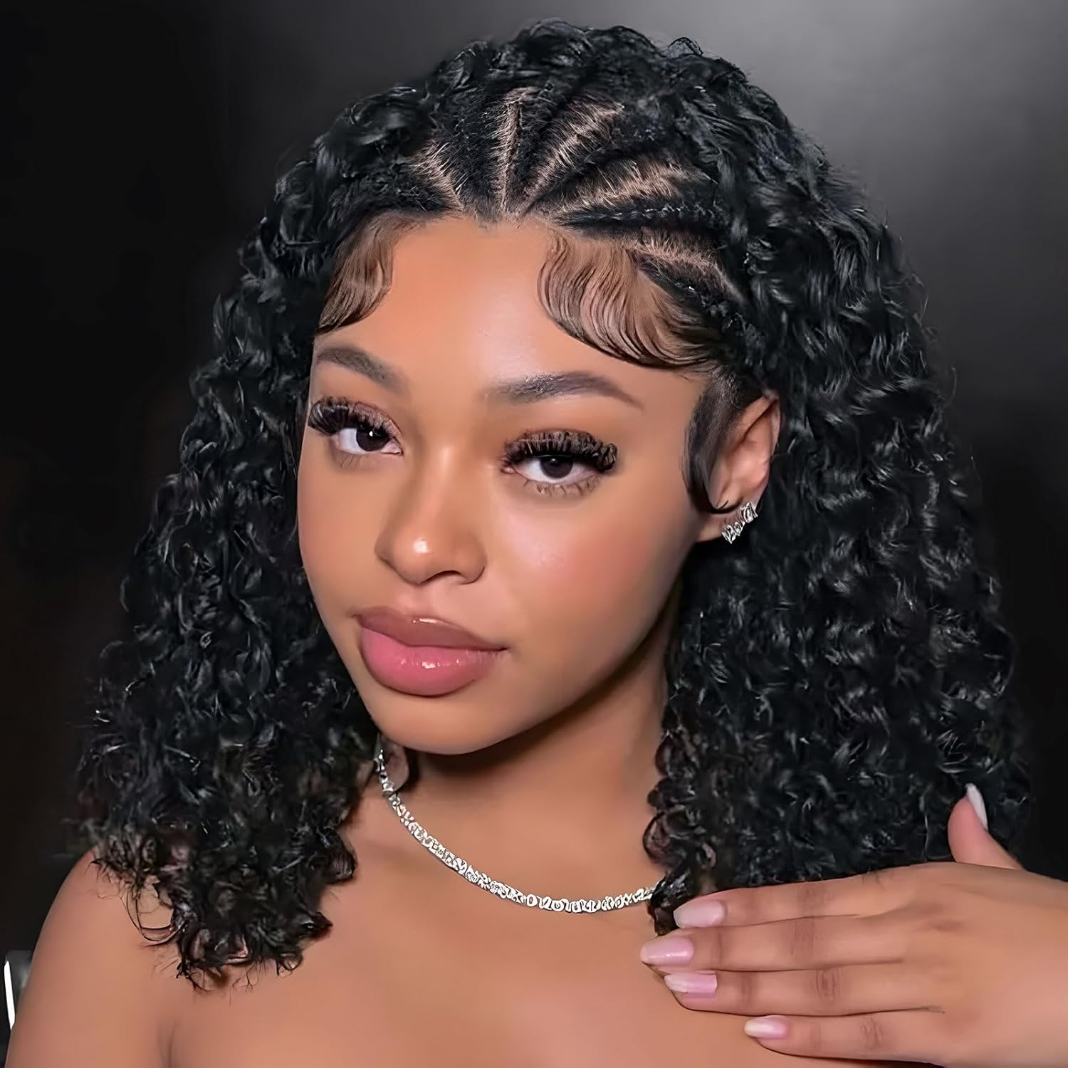 Women'S Shoes Bobs - Wig Bob Cornrow Braid Rambut Manusia