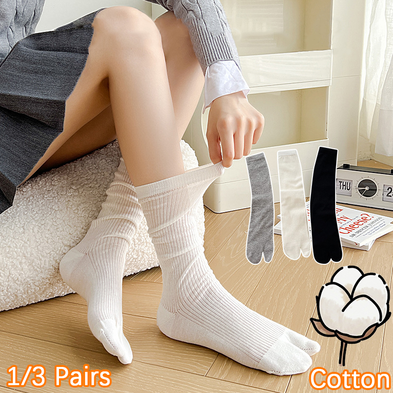 Women'S Shoes For Crews - 1/3 Pasang Kaus Kaki Tabi Wanita