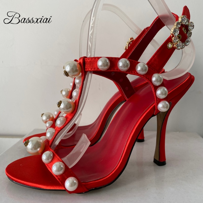 Sandal Hak Stiletto T-Strap De - Strappy Heeled Sandals ulasan dan harga