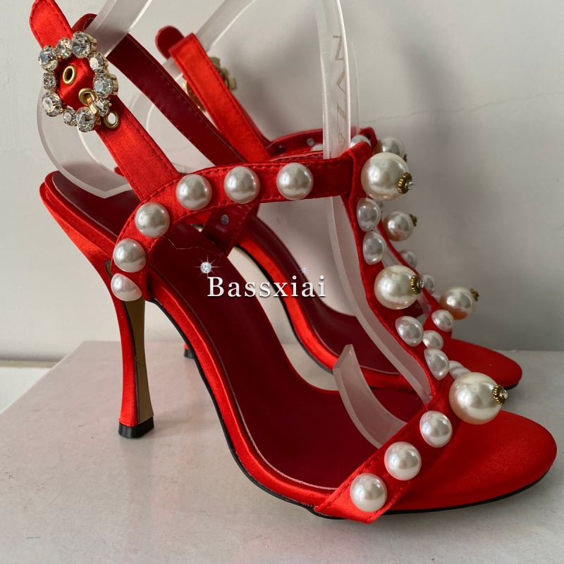 Sandal Hak Stiletto T-Strap De - Strappy Heeled Sandals ulasan dan harga