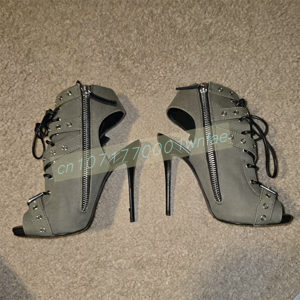 Sandal Wanita Bertali Hak Ting - Strappy Heeled Sandals ulasan dan harga
