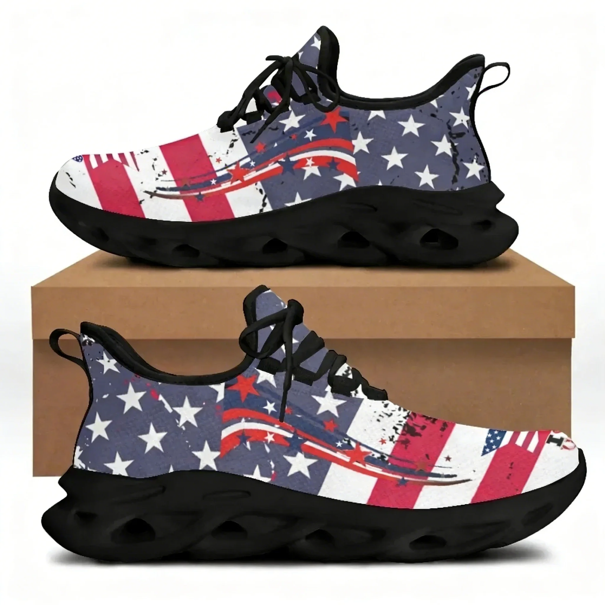 7.4 Sepatu Flat Motif Bendera  - Women'S Shoes Liberty ulasan dan harga
