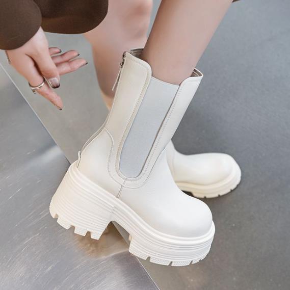 Sepatu Bot Chelsea Kulit Asli  - Women'S Shoes High Arch Support ulasan dan harga