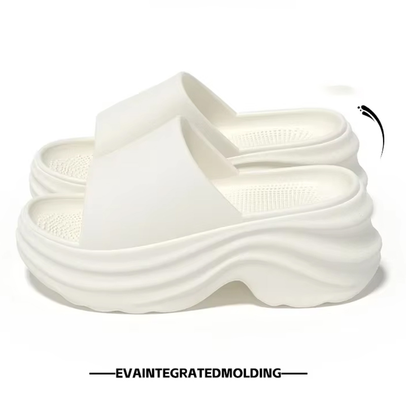 Sandal Eva Warna Solid Alas Te - Women Shoes Wedges ulasan dan harga