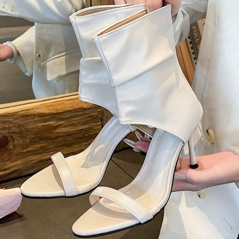 Sepatu Sandal Boots Hak Tipis  - Women Shoes Boots ulasan dan harga