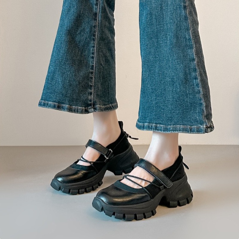 Sepatu Mary Jane Balet Retro B - Women Shoes Wedges ulasan dan harga