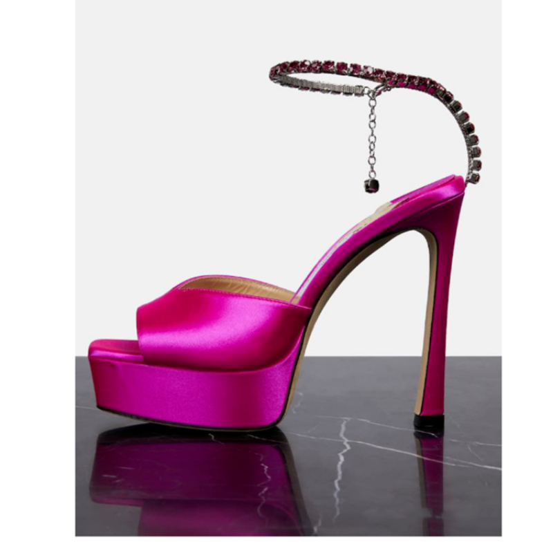 Sandal berlian air rantai warn - Women Shoes Brands ulasan dan harga
