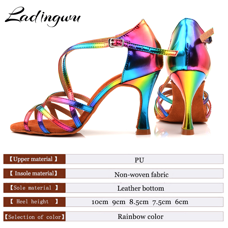 Ladingwu Sepatu Dansa Latin PU - Women'S Shoes Z ulasan dan harga