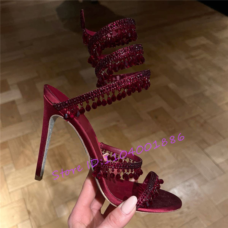 Sandal bertali pergelangan kak - Strappy Heeled Sandals ulasan dan harga