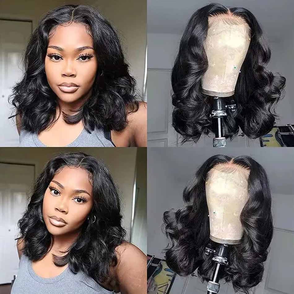 Wig Bob Pendek Rambut Asli Gel - Women'S Shoes Bobs ulasan dan harga