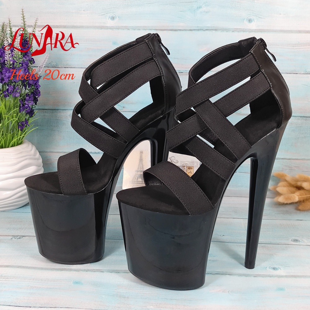 Sandal Stiletto Platform Wanit - Strappy Heeled Sandals ulasan dan harga