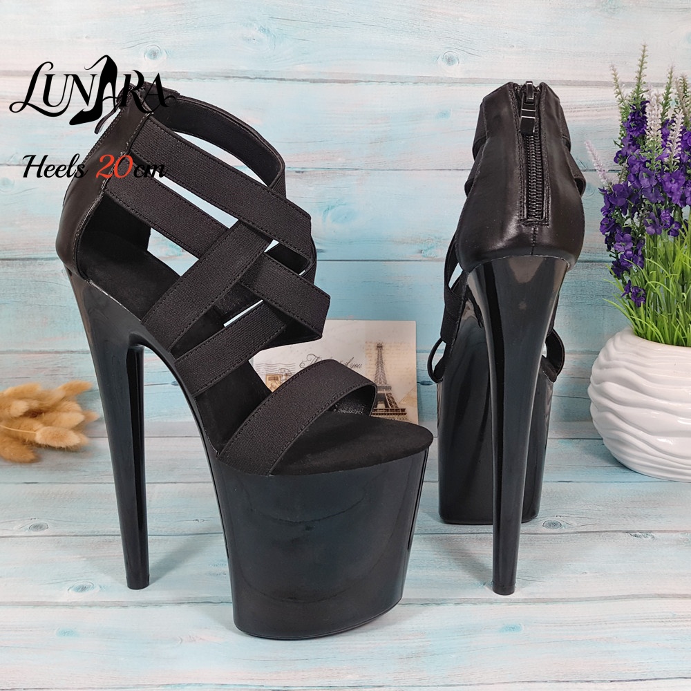 Sandal Stiletto Platform Wanit - Strappy Heeled Sandals ulasan dan harga