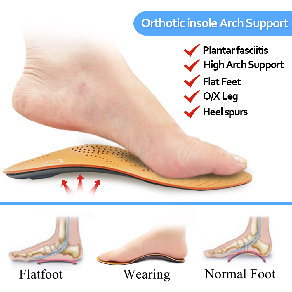 Bantalan Dalam Ortotik Kulit K - Women'S Shoes High Arch Support ulasan dan harga