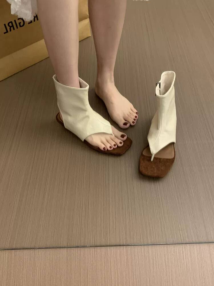 Sepatu Boots Pendek Retro Coke - Women Shoes Boots ulasan dan harga