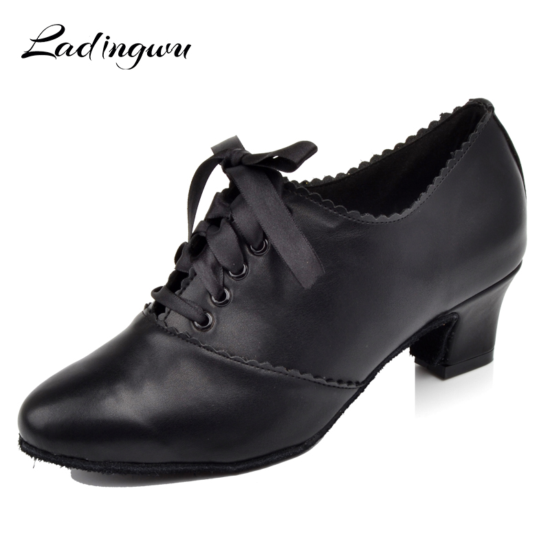 Ladingwu Hitam Wanita Tari Lat - Women'S Shoes Z ulasan dan harga