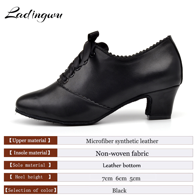 Ladingwu Hitam Wanita Tari Lat - Women'S Shoes Z ulasan dan harga