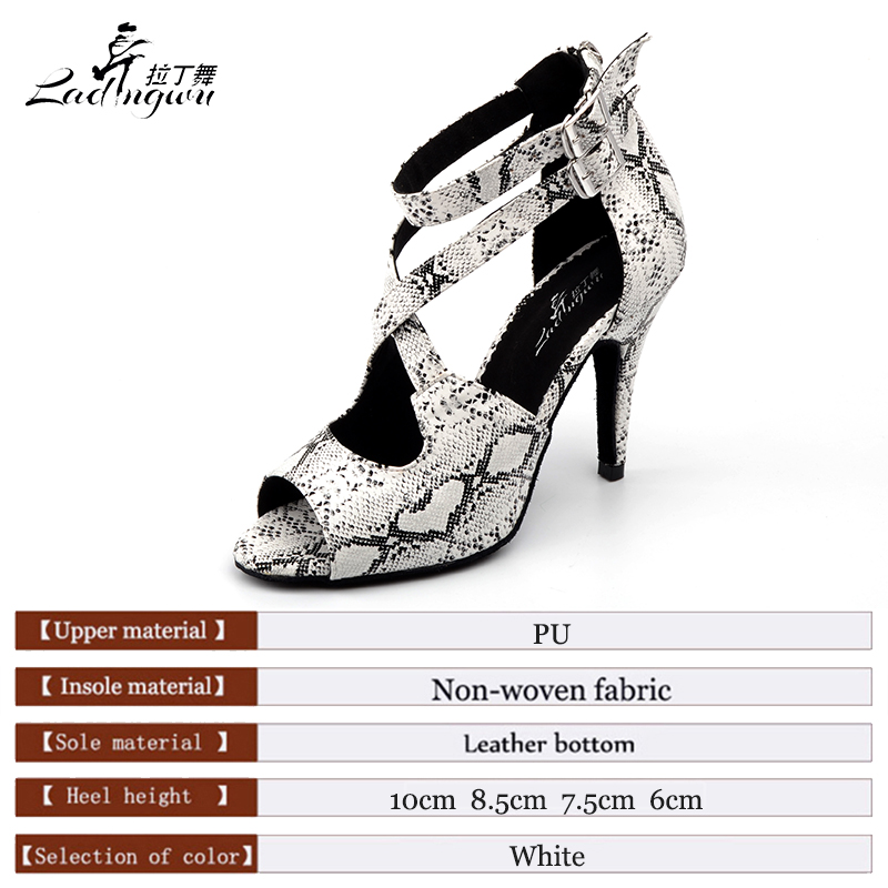 Ladingwu Baru Putih Ular tekst - Women'S Shoes Z ulasan dan harga