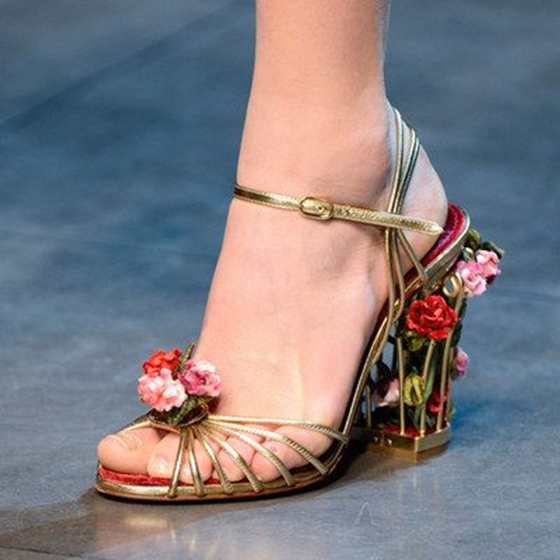 Sandal Wanita Sangkar Burung M - Strappy Heeled Sandals ulasan dan harga