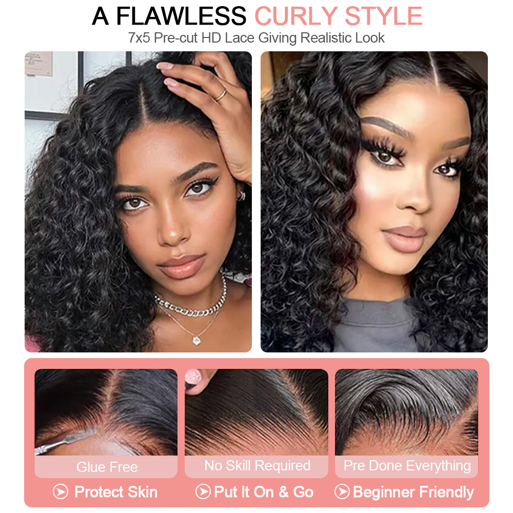 Wig Bob Pendek Keriting Air 25 - Women'S Shoes Bobs ulasan dan harga