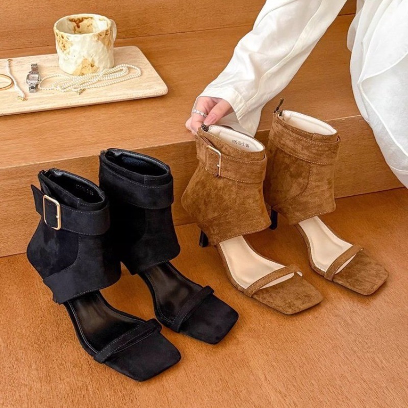 Sepatu Boots Wanita Model Retr - Women Shoes Boots ulasan dan harga